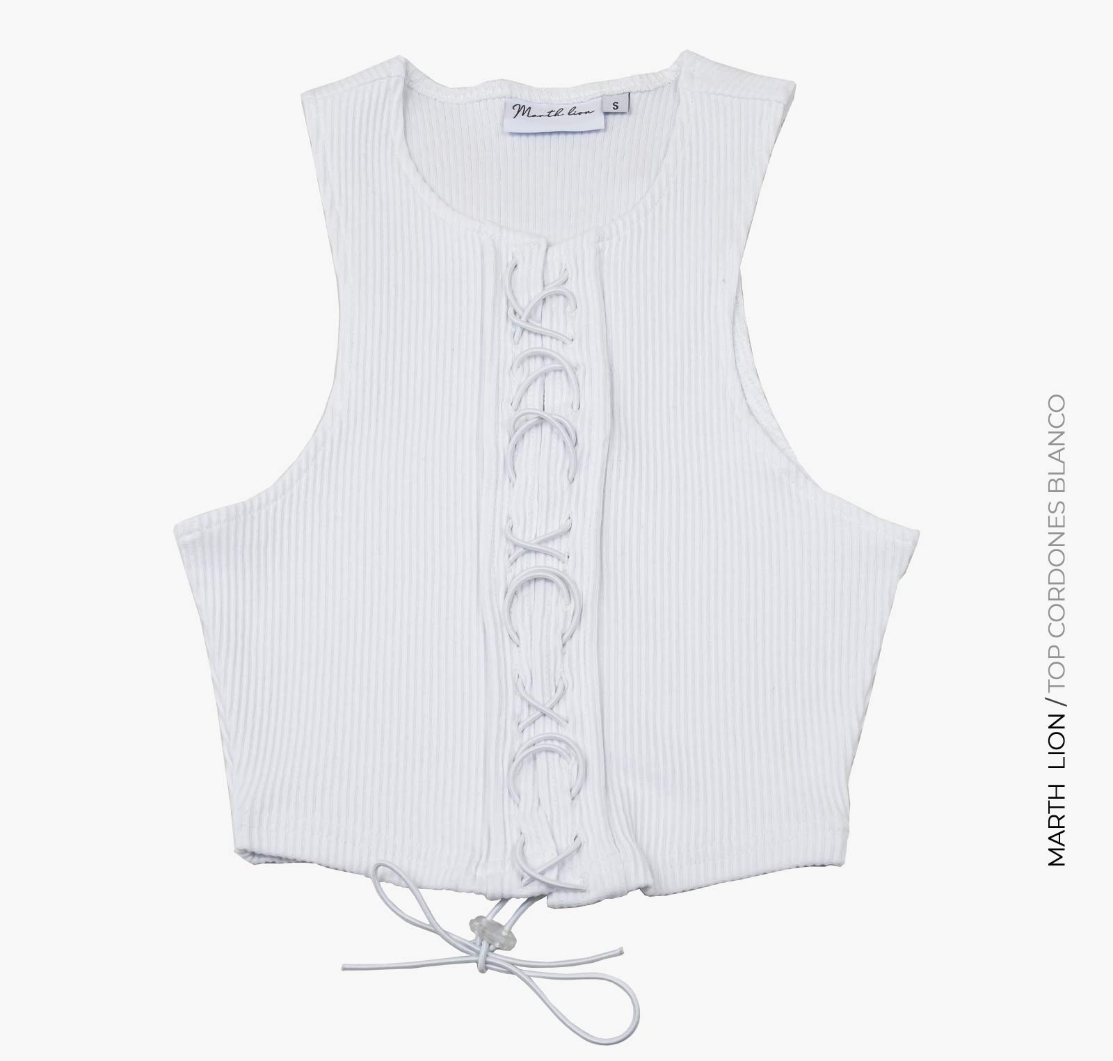 Top Cordones Blanco